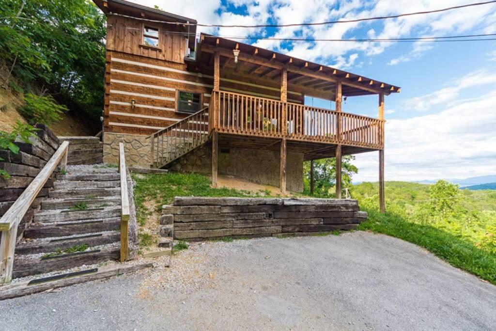 View! Private! Hot Tub,Pool Table,Fireplace,Relax! Sevierville Extérieur photo