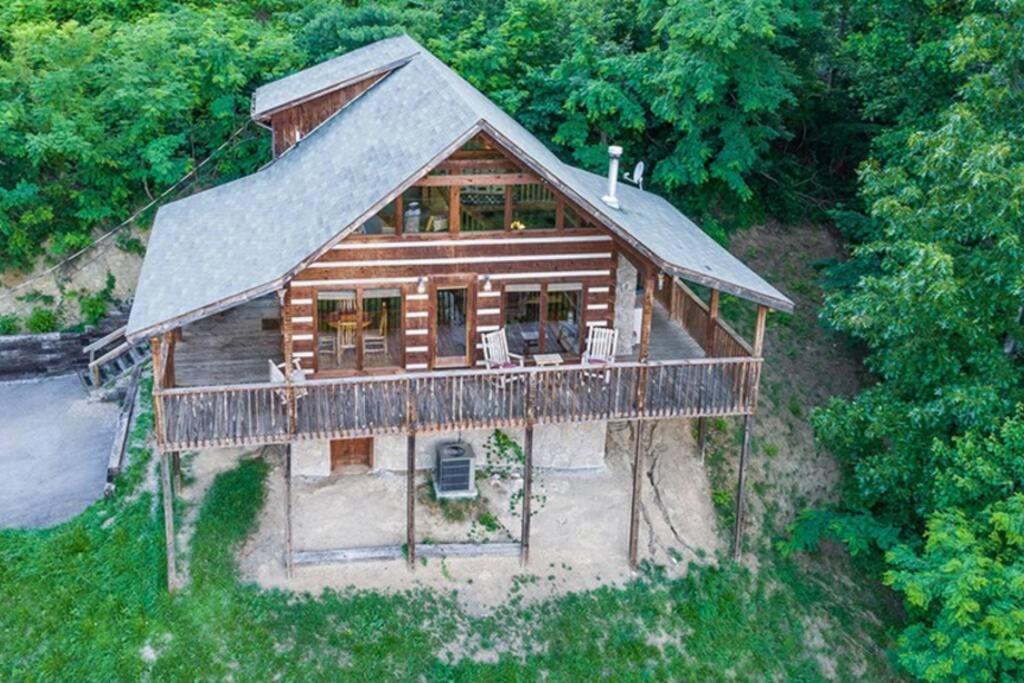 View! Private! Hot Tub,Pool Table,Fireplace,Relax! Sevierville Extérieur photo